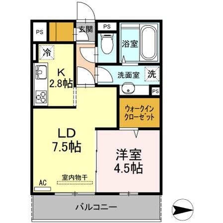 ロータスＭの物件間取画像